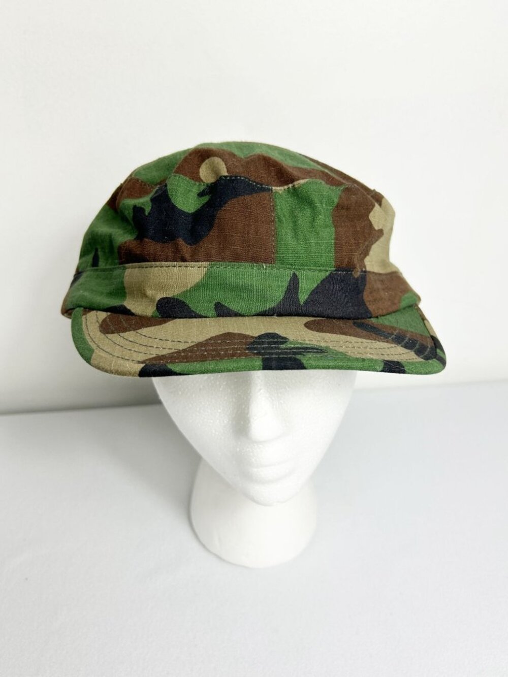 Propper Woodland Camo Military Style Patrol Cap Fatigue Hat - Sz XL - Picture 2 of 7